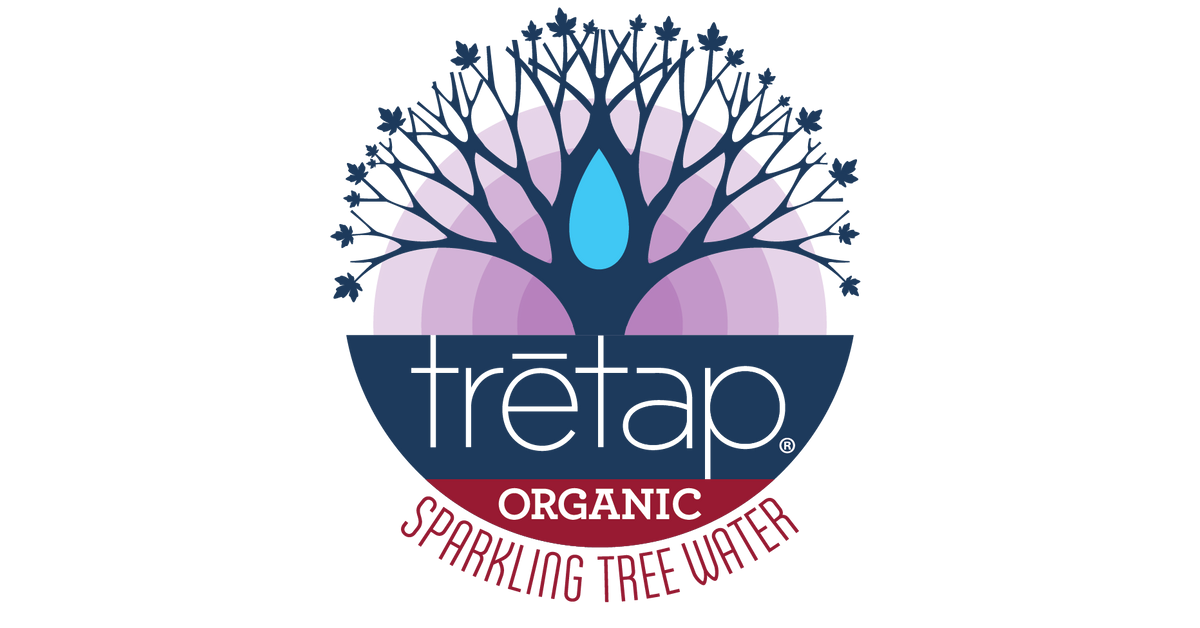 trētap Organic Sparkling Tree Water Made in Vermont