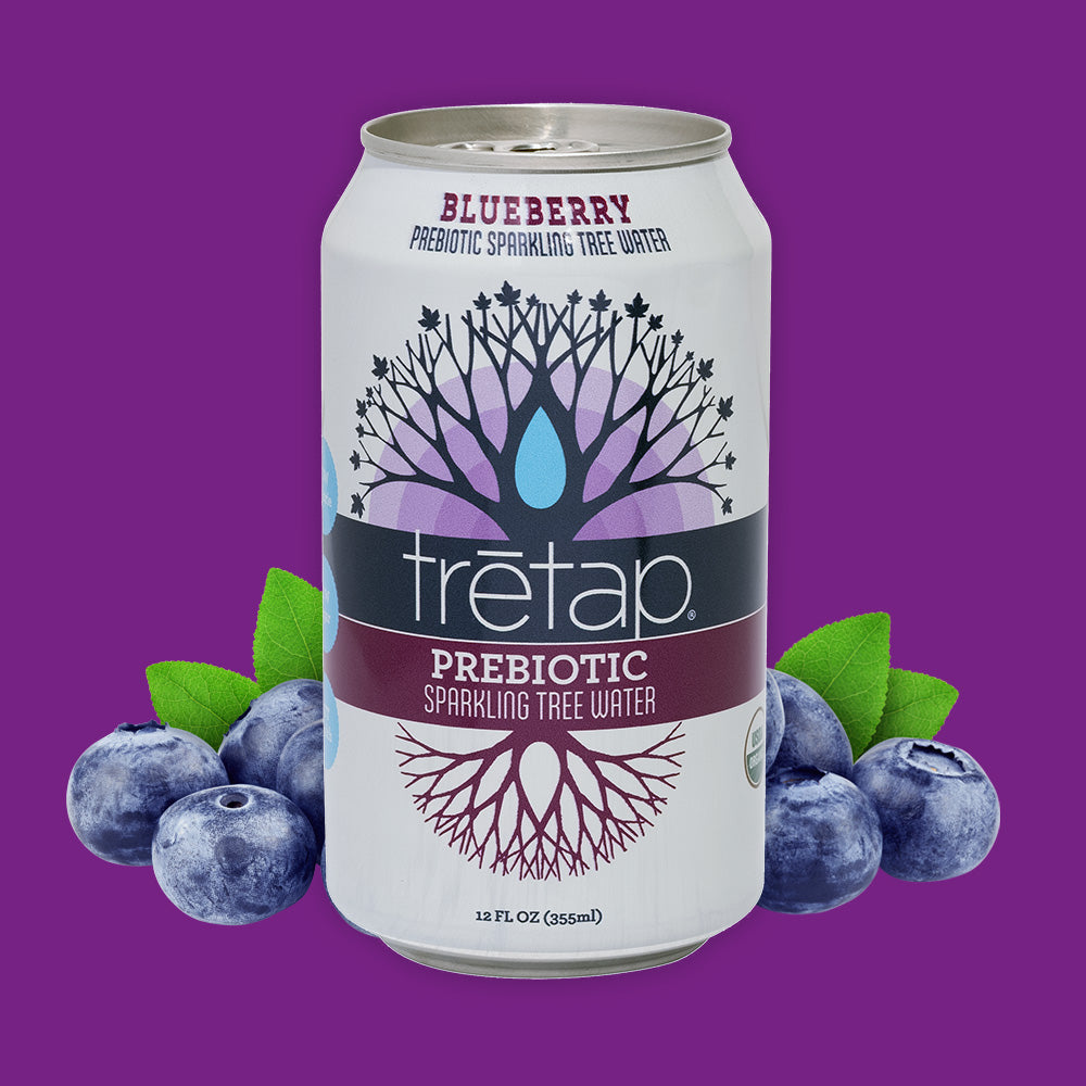 Wild Blueberry Prebiotic Sparkling Tree Water