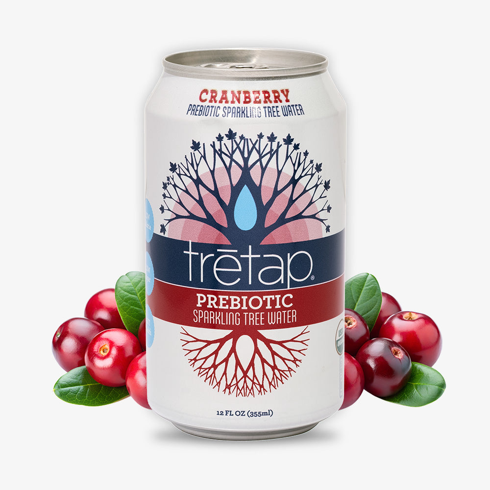 Bright Cranberry Prebiotic Sparkling Tree Water – trētap