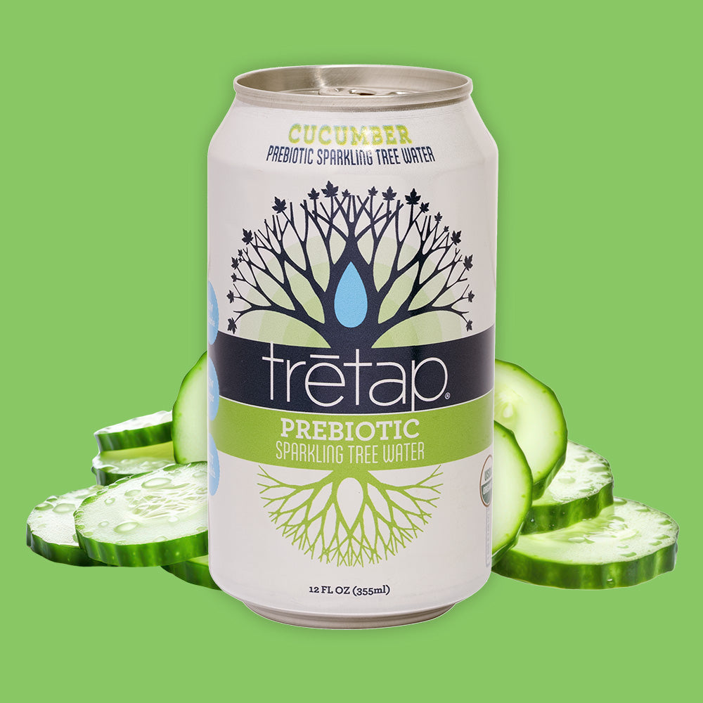 Cool Cucumber Prebiotic Sparkling Tree Water