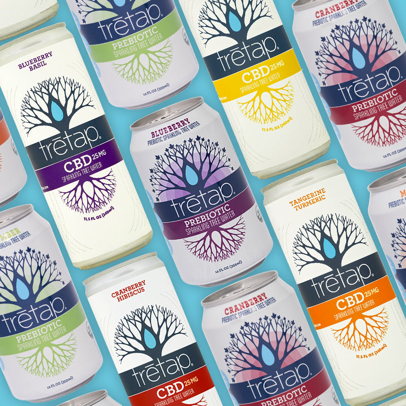 trētap Organic Sparkling Tree Water Made in Vermont