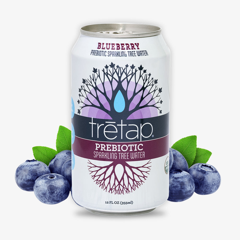 Wild Blueberry Prebiotic Sparkling Tree Water