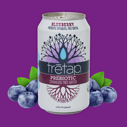 Wild Blueberry Prebiotic Sparkling Tree Water