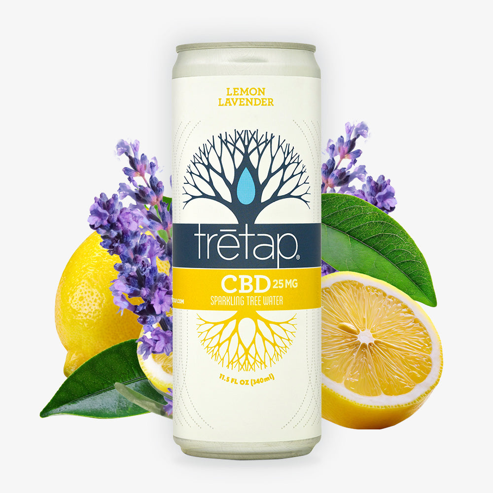 Lemon Lavender CBD Sparkling Tree Water