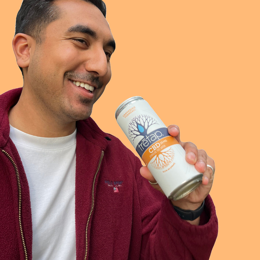 Tangerine Turmeric CBD Sparkling Tree Water – trētap